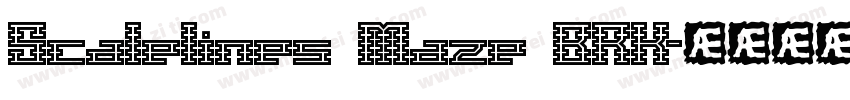 Scalelines Maze BRK字体转换